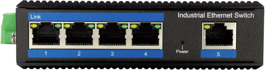 Logilink NS202P 5-Poort PoE Ethernet Switch - 10/100/1000 Mbit/s - Zwart