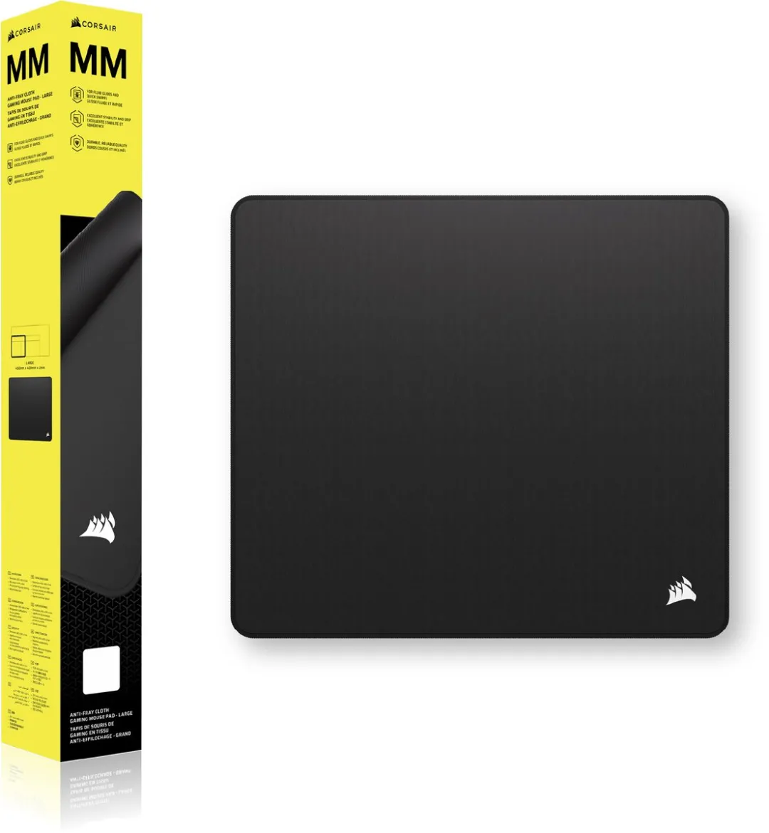 Corsair MM Cloth Gaming Mousepad L - Zwart