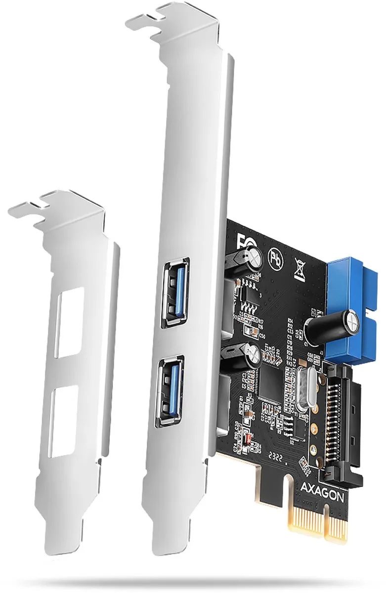 Axagon PCEU-232RS PCIe Kaart - 4x USB 5Gbps