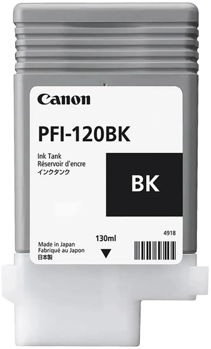 Canon PFI-120BK Inktcartridge Zwart - 130 ml
