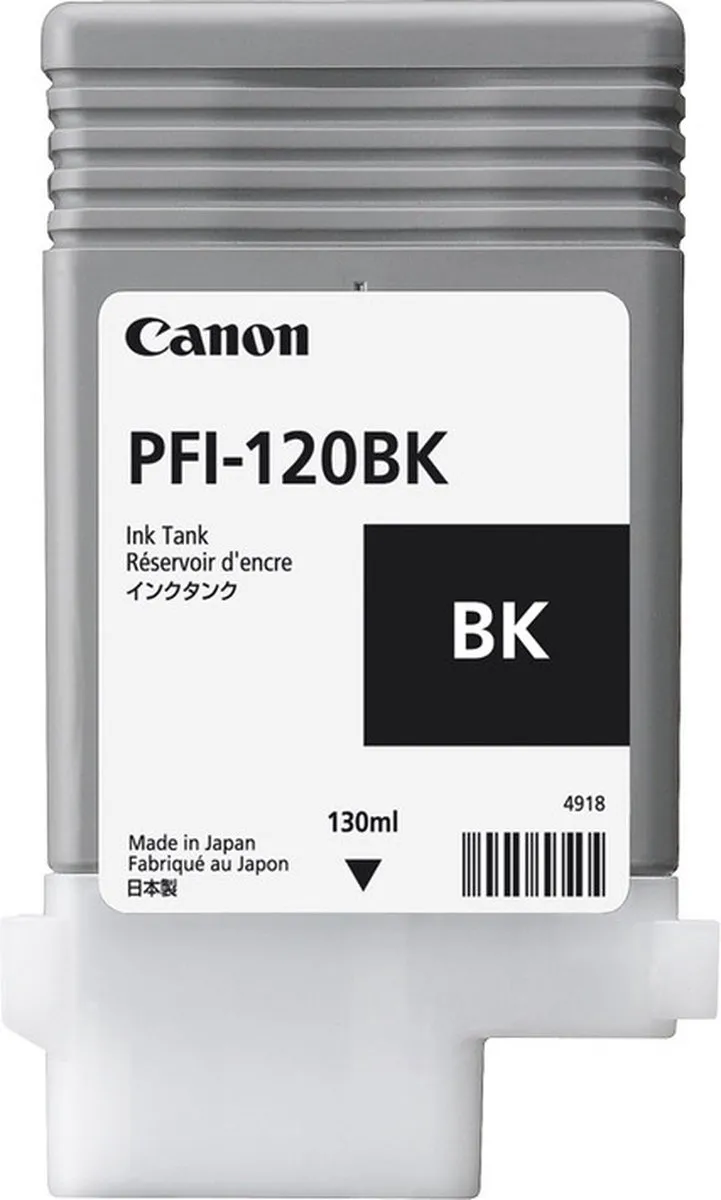 Canon PFI-120BK Inktcartridge Zwart - 130 ml