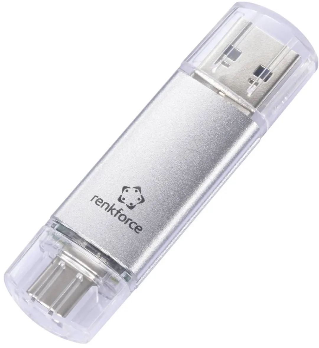 Renkforce RF-6688140 USB-stick 64GB - Zilver
