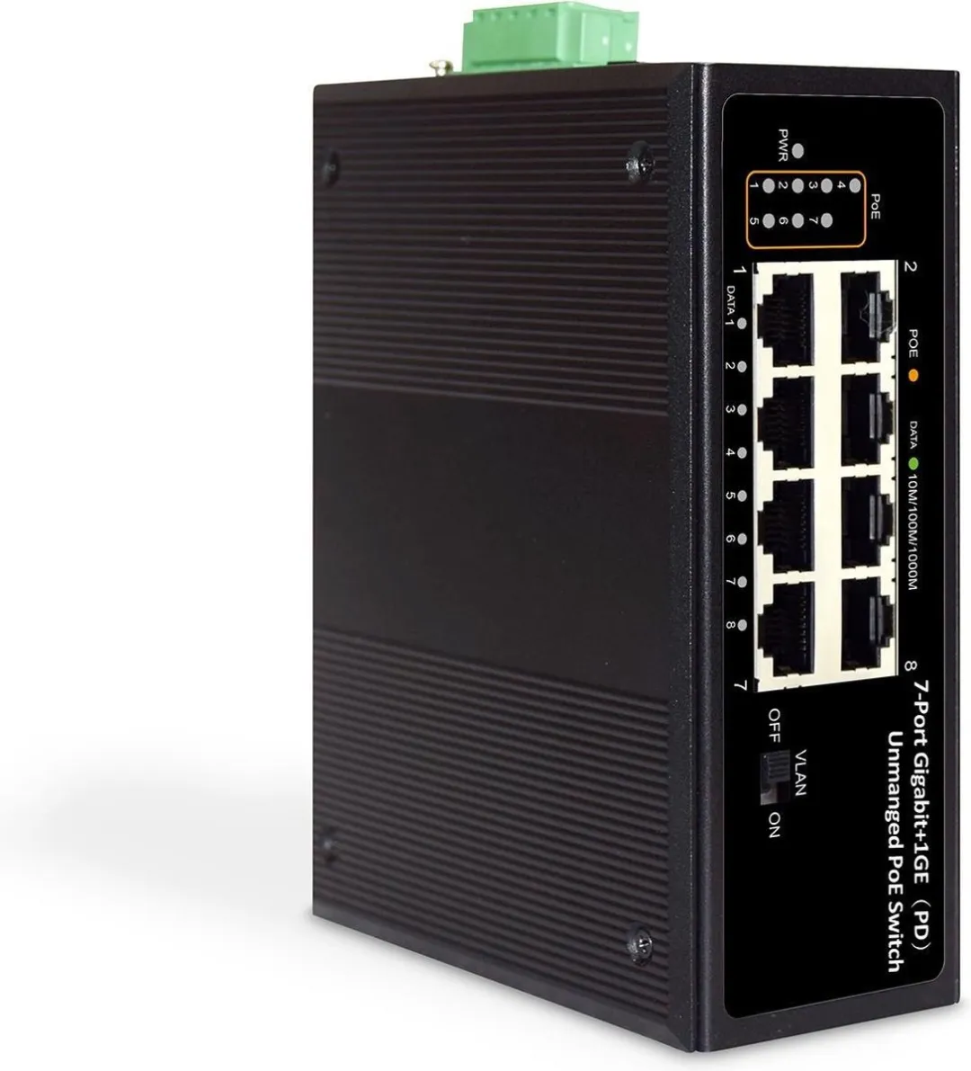 Digitus DN-651113 Unmanaged Gigabit Switch PoE - Zwart