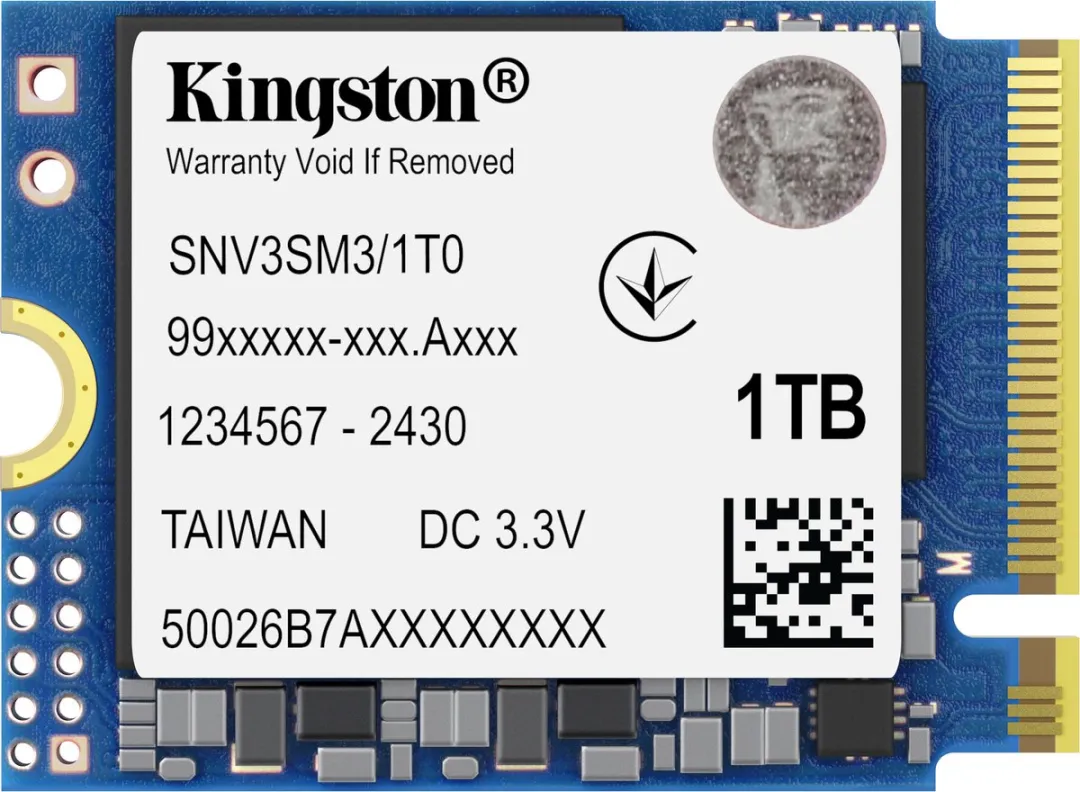 Kingston NV3 SNV3SM3/1T0 M.2 2230 SSD - 1TB