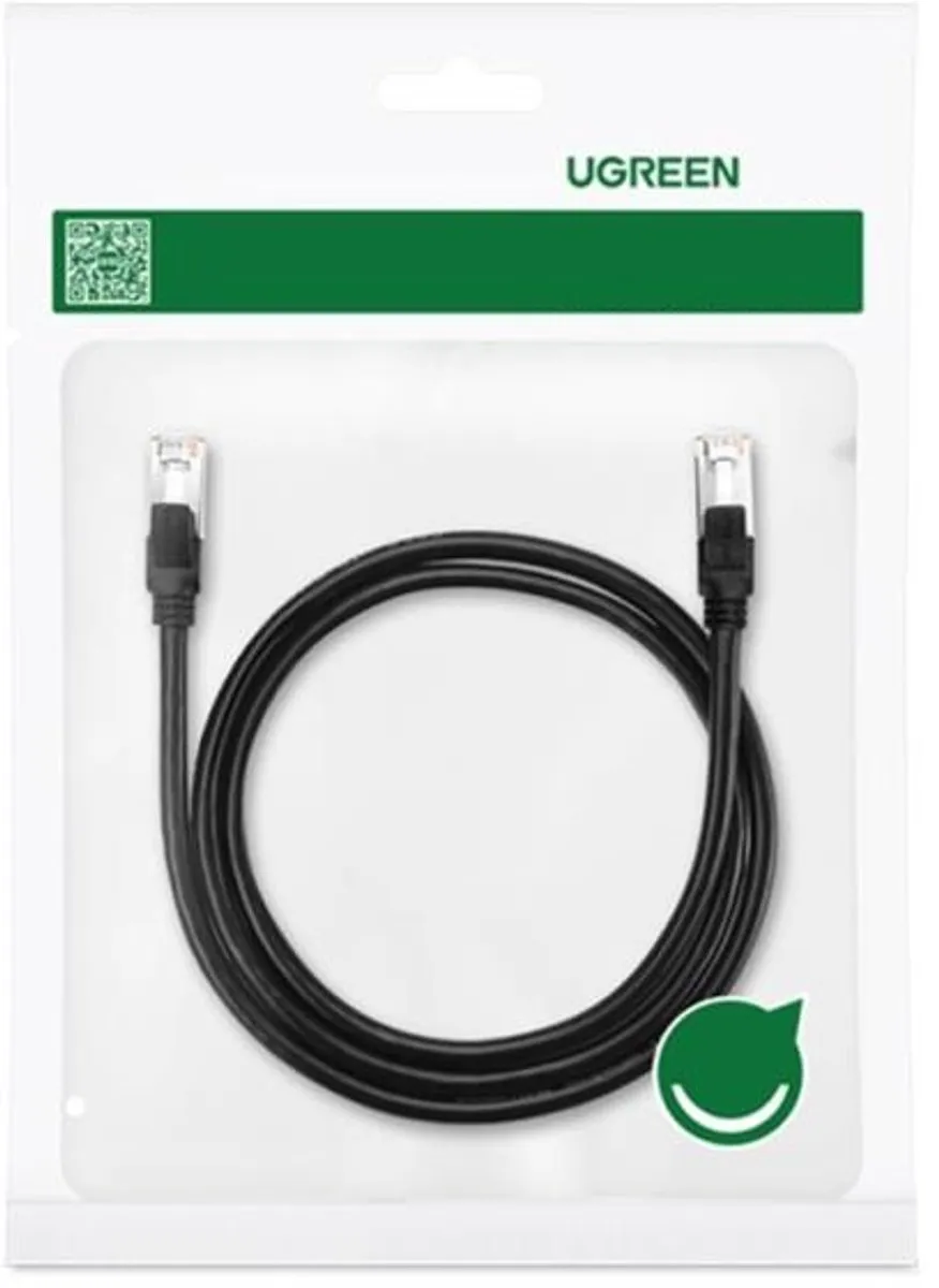 Ugreen Ethernetkabel Cat6 1000 Mbps 0,5m - Zwart