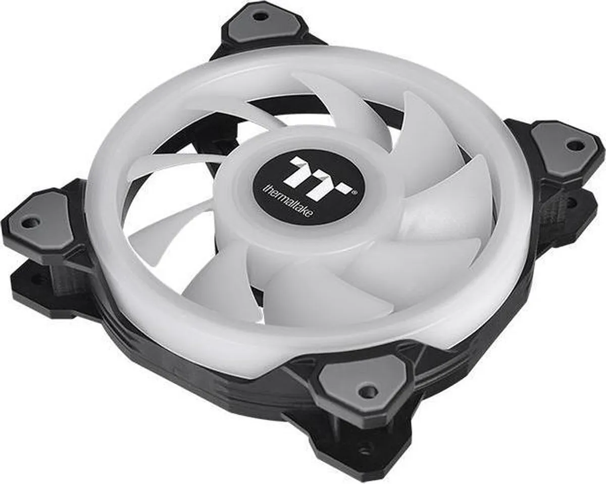 Thermaltake Riing Quad 14 RGB CL-F089-PL14SW-A Boxventilator - Zwart