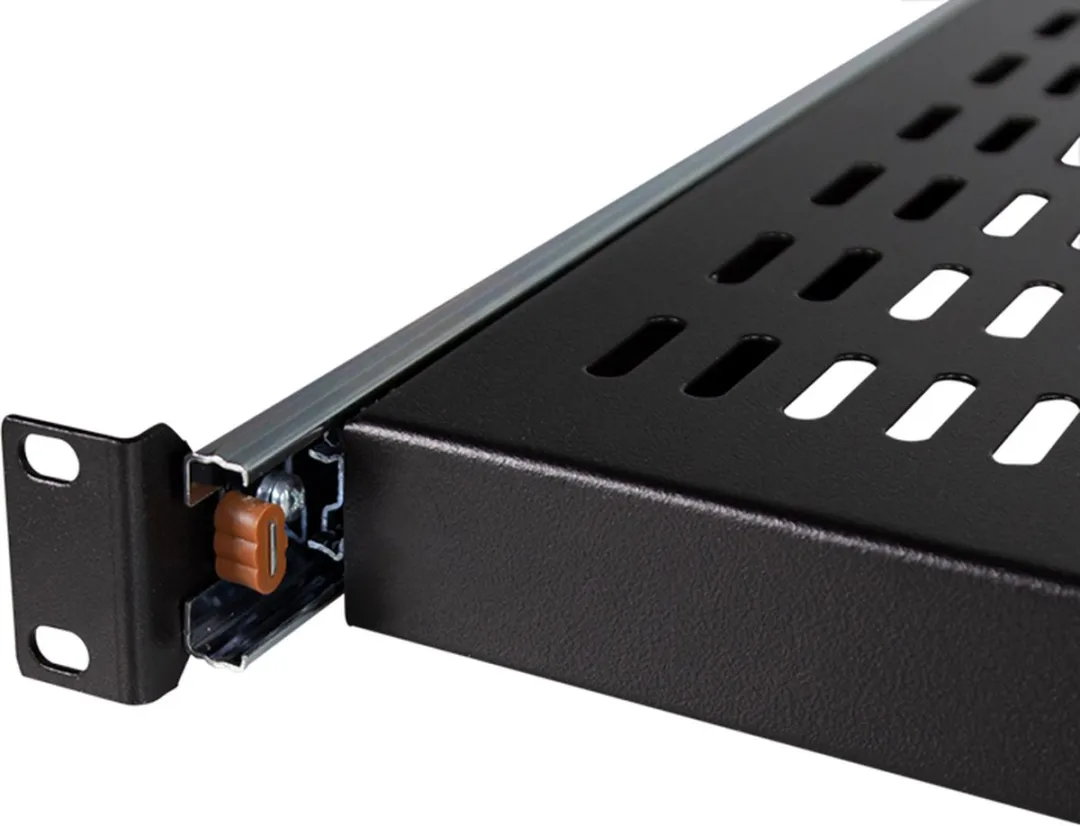 Logilink SF1S85B Uitschuifbaar Legbord 1U - 1000mm - Zwart