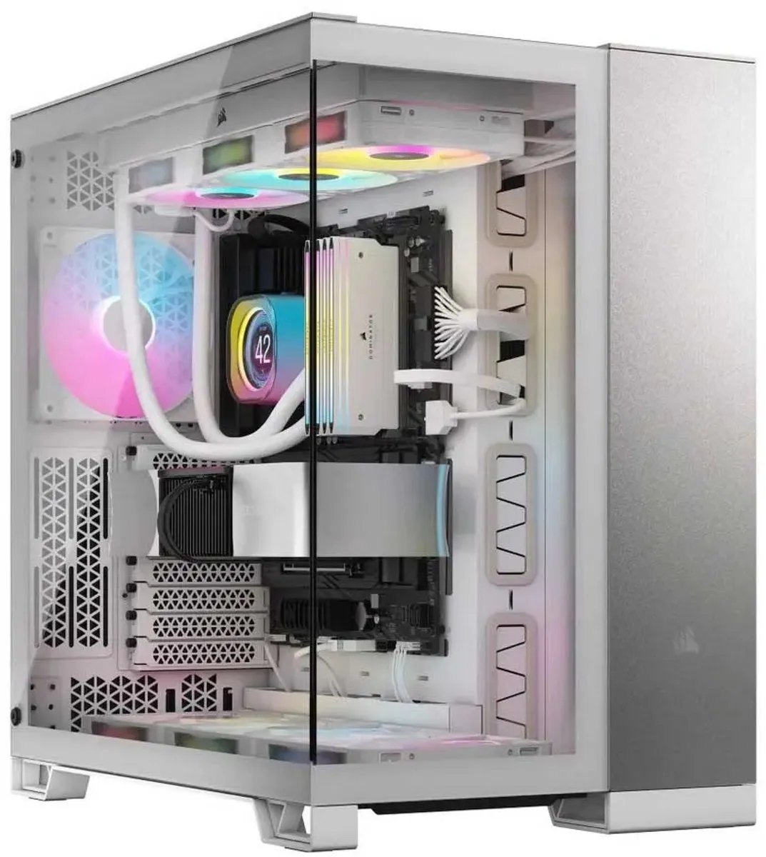Corsair CC-9011285-WW Midi Tower Behuizing - Grijs/Wit