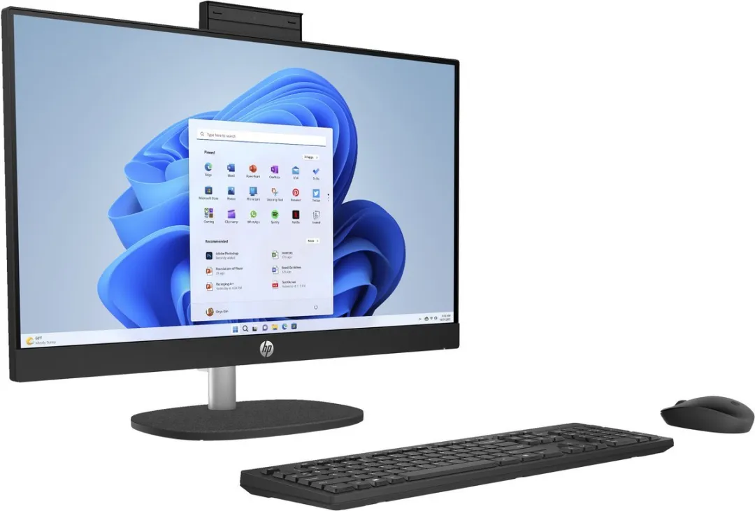 HP OmniStudio AiO 24-cv0050nd PC - 60,5 cm Zwart