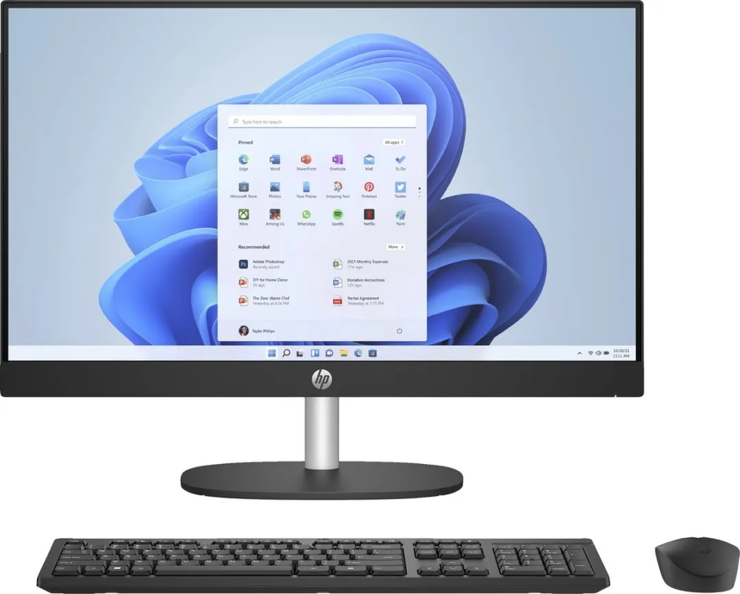 HP OmniStudio AiO 24-cv0050nd PC - 60,5 cm Zwart