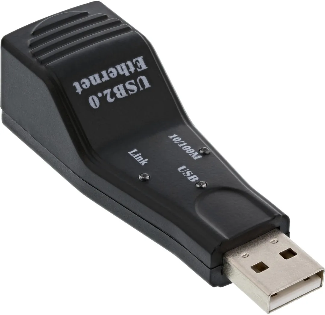 InLine USB-A naar RJ45 Fast Ethernet Adapter CAT5