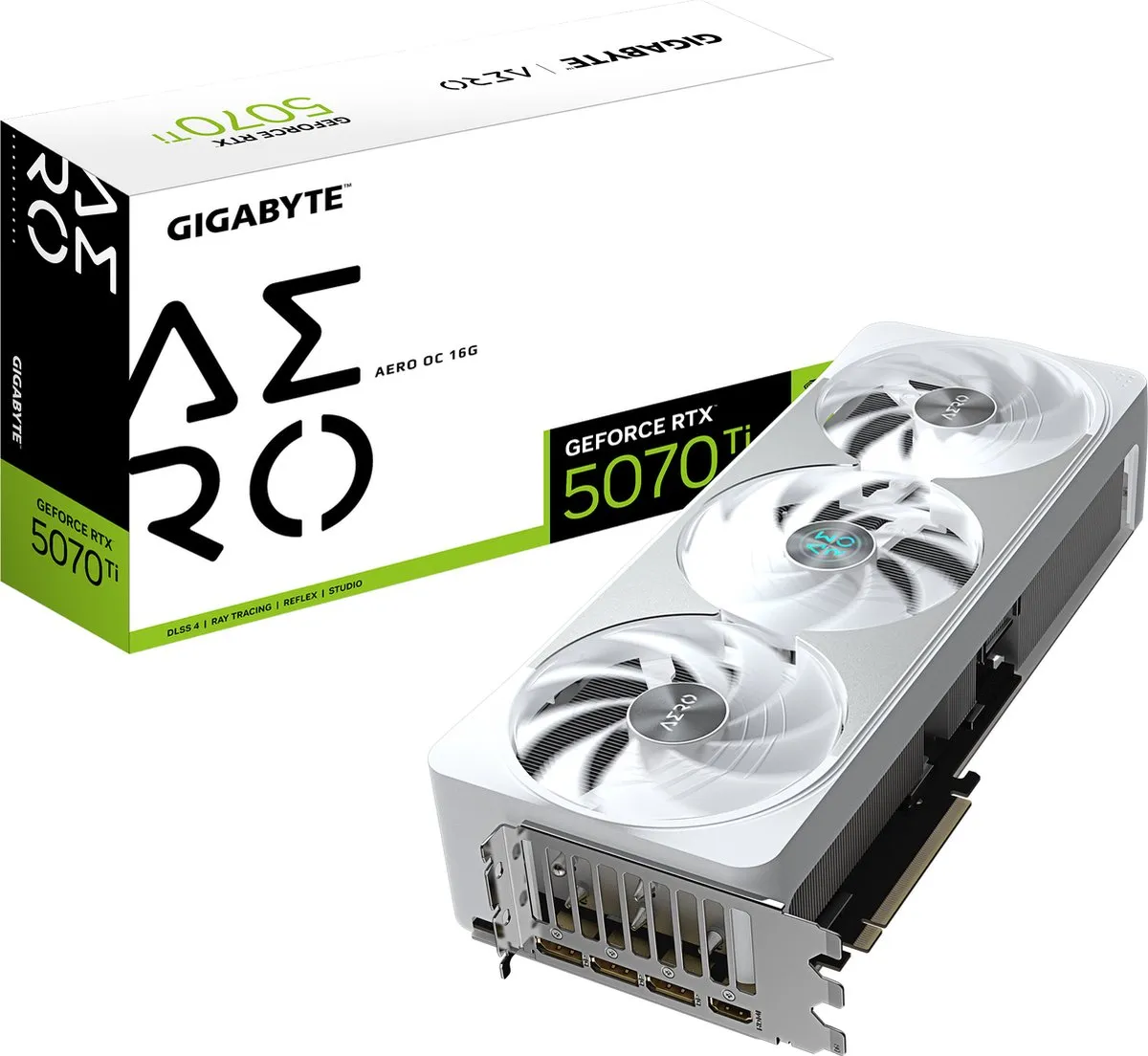 Gigabyte NVIDIA GeForce RTX 5070 Ti AERO OC Videokaart 16GB