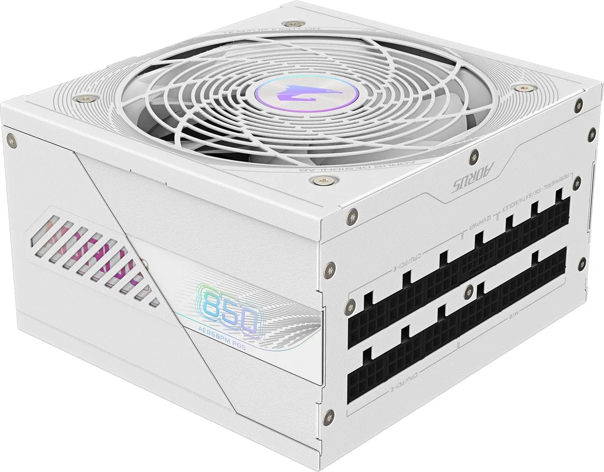 Gigabyte GP-AE850PM PG5 ICE Voeding 850W - Wit - afbeelding 6 van 6