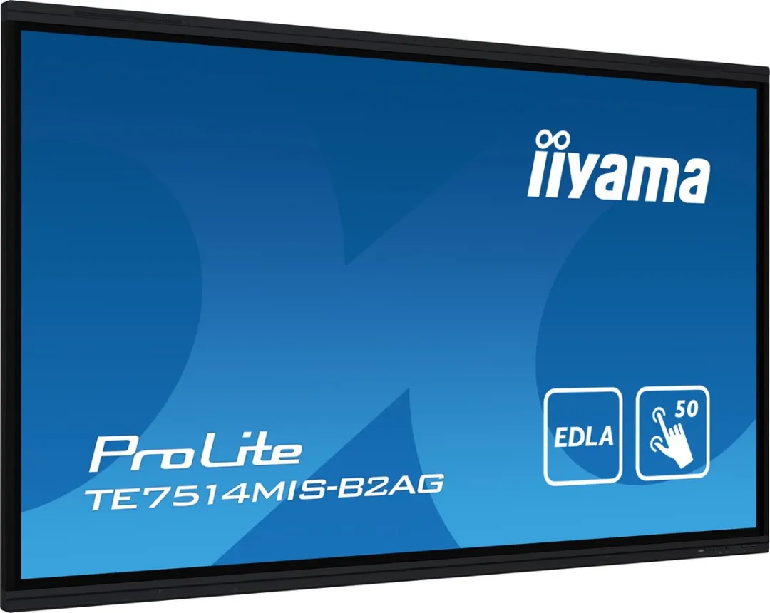 iiyama PROLITE TE7514MIS-B2AG Digitale Signage 75" - 4K Touchscreen - Android - Zwart