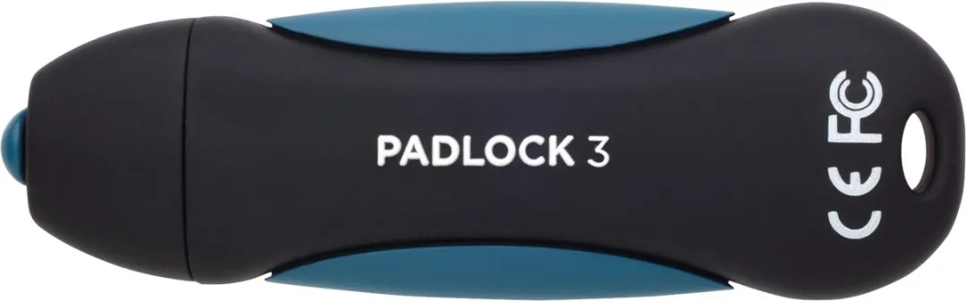 Corsair Padlock 3 CMFPLA3B-64GB USB 3.0 64GB - Blauw/Zwart