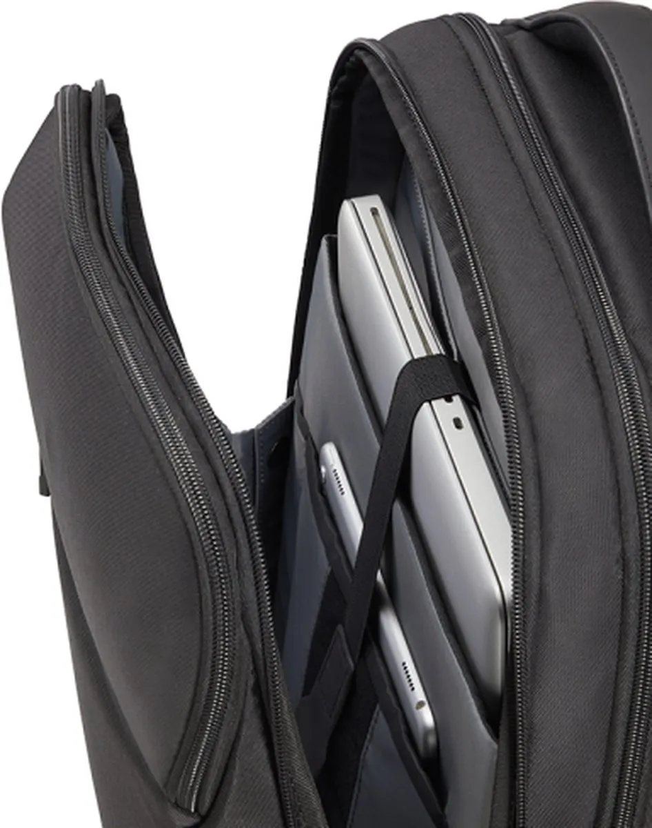 Samsonite Litepoint Backpack 17.3 inch - 3 Vakken - Zwart - afbeelding 6 van 6