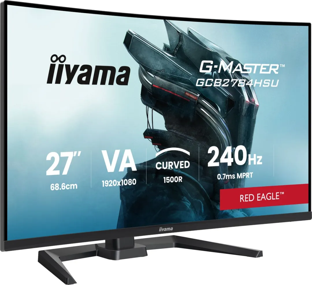 iiyama G-Master GCB2784HSU-B1 Curved Monitor 27" - Full HD 240Hz - Zwart