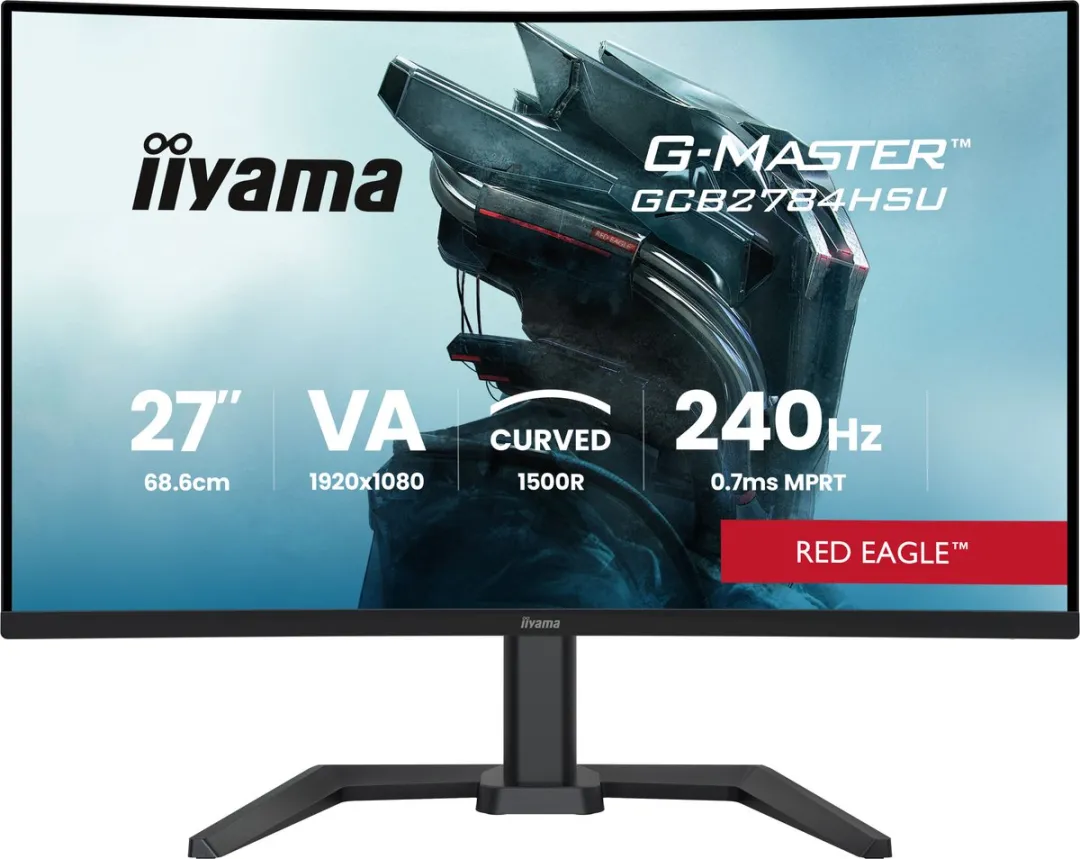 iiyama G-Master GCB2784HSU-B1 Curved Monitor 27" - Full HD 240Hz - Zwart