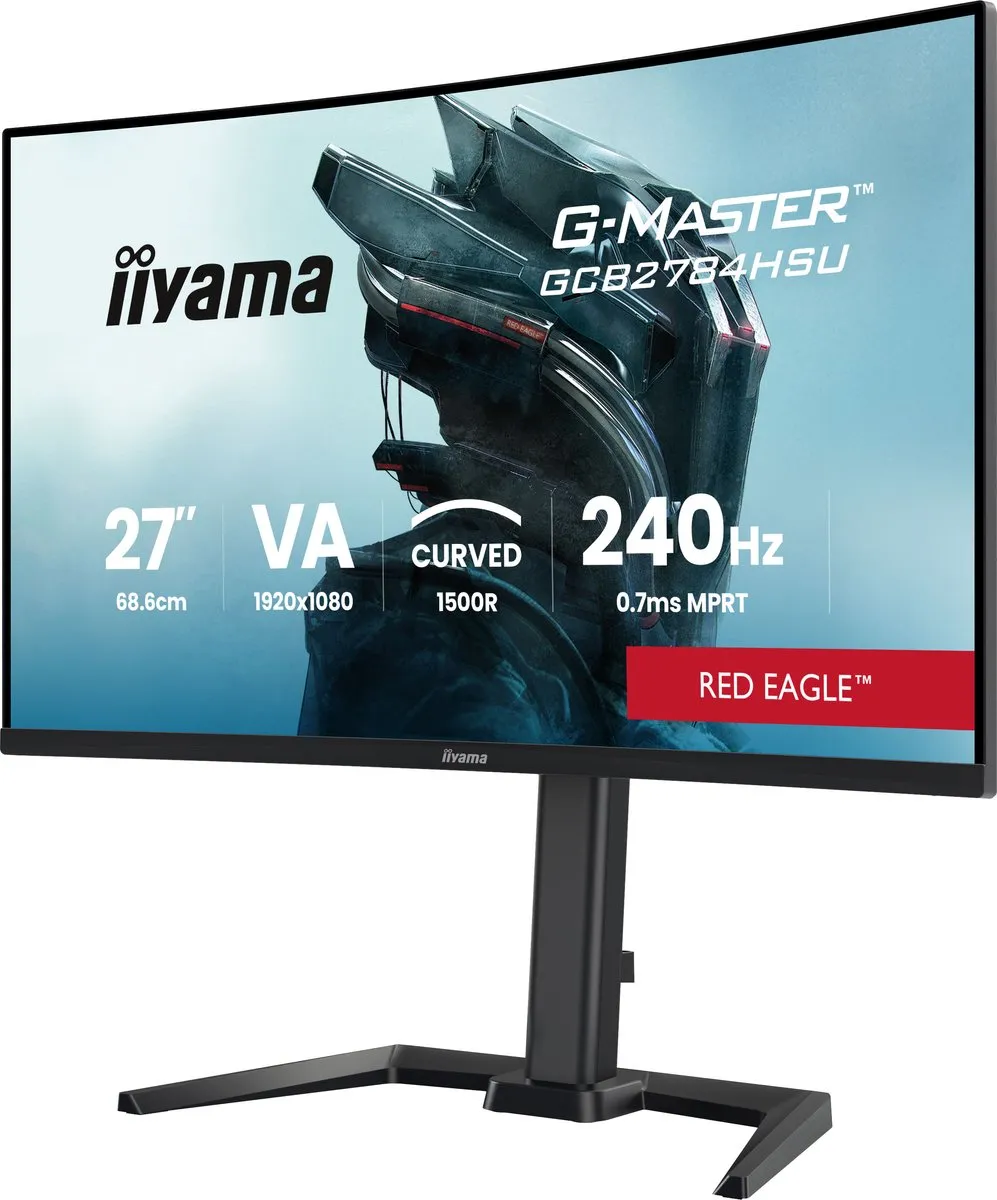 iiyama G-Master GCB2784HSU-B1 Curved Monitor 27" - Full HD 240Hz - Zwart