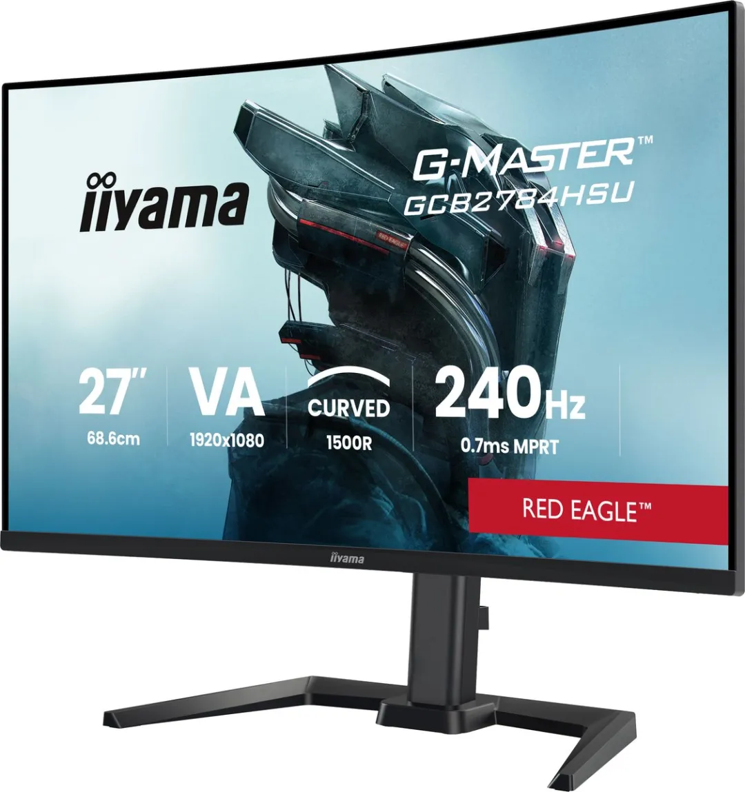 iiyama G-Master GCB2784HSU-B1 Curved Monitor 27" - Full HD 240Hz - Zwart