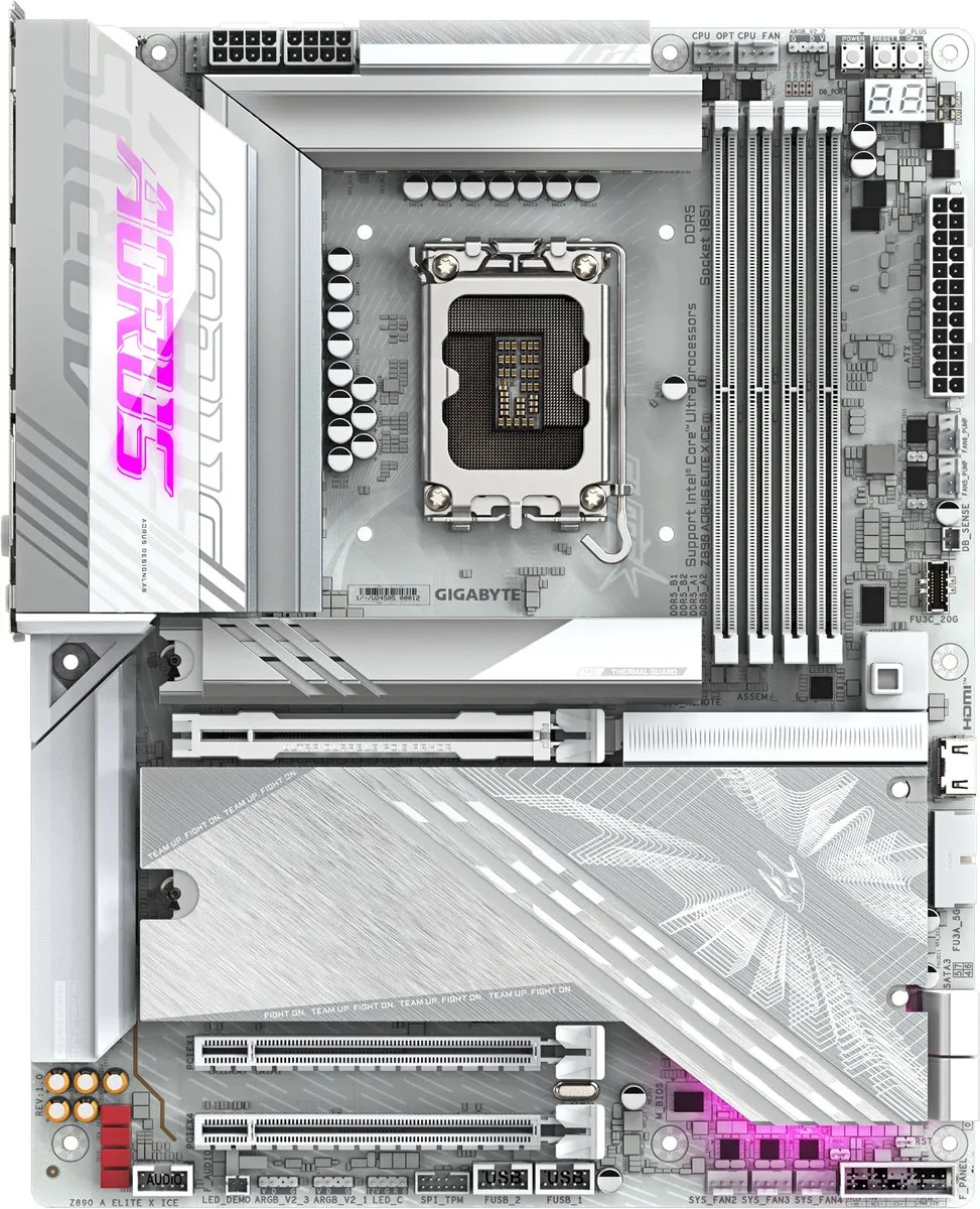 Gigabyte Z890 Aorus Elite X Ice ATX Moederbord