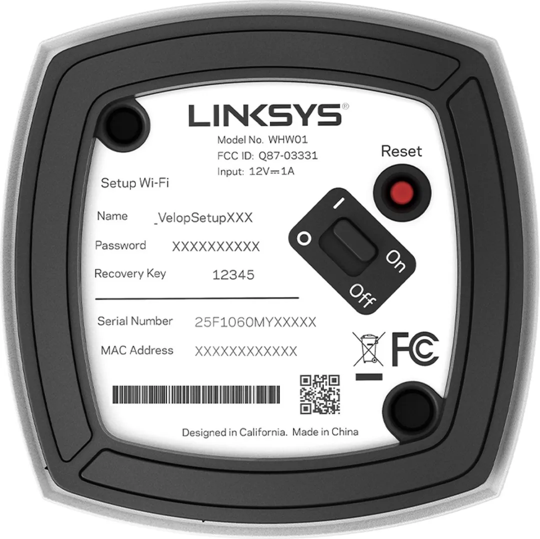 Linksys Velop AC3600 Mesh WiFi 3-Pack - Wit