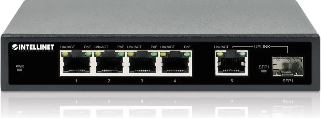Intellinet 561822 Gigabit PoE Switch - 24 PoE-poorten