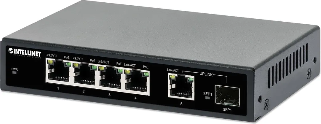 Intellinet 561822 Gigabit PoE Switch - 24 PoE-poorten