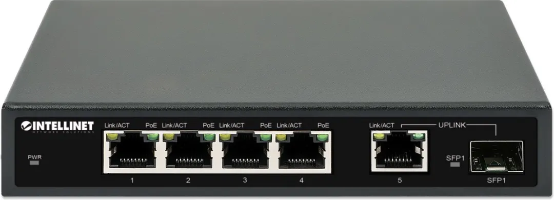Intellinet 561822 Gigabit PoE Switch - 24 PoE-poorten