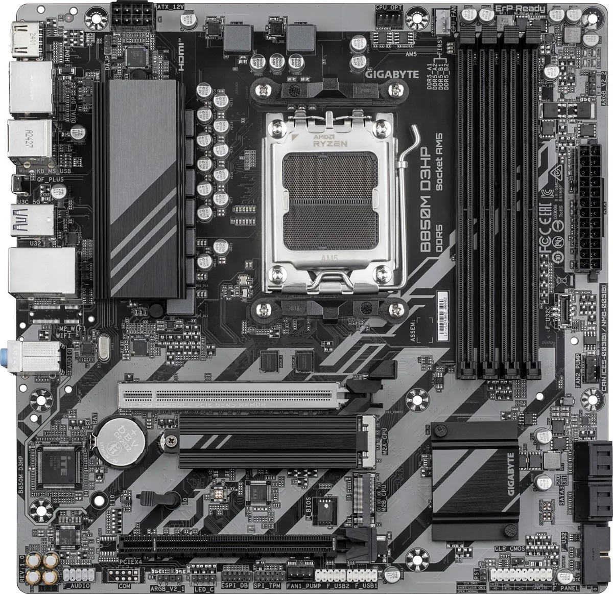 Gigabyte B850M D3HP AM5 Moederbord - microATX