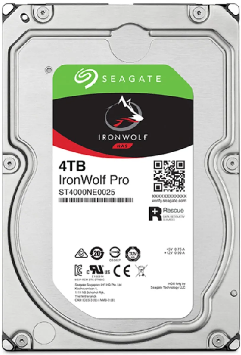 Seagate IronWolf Pro ST4000NT001 NAS HDD 4TB