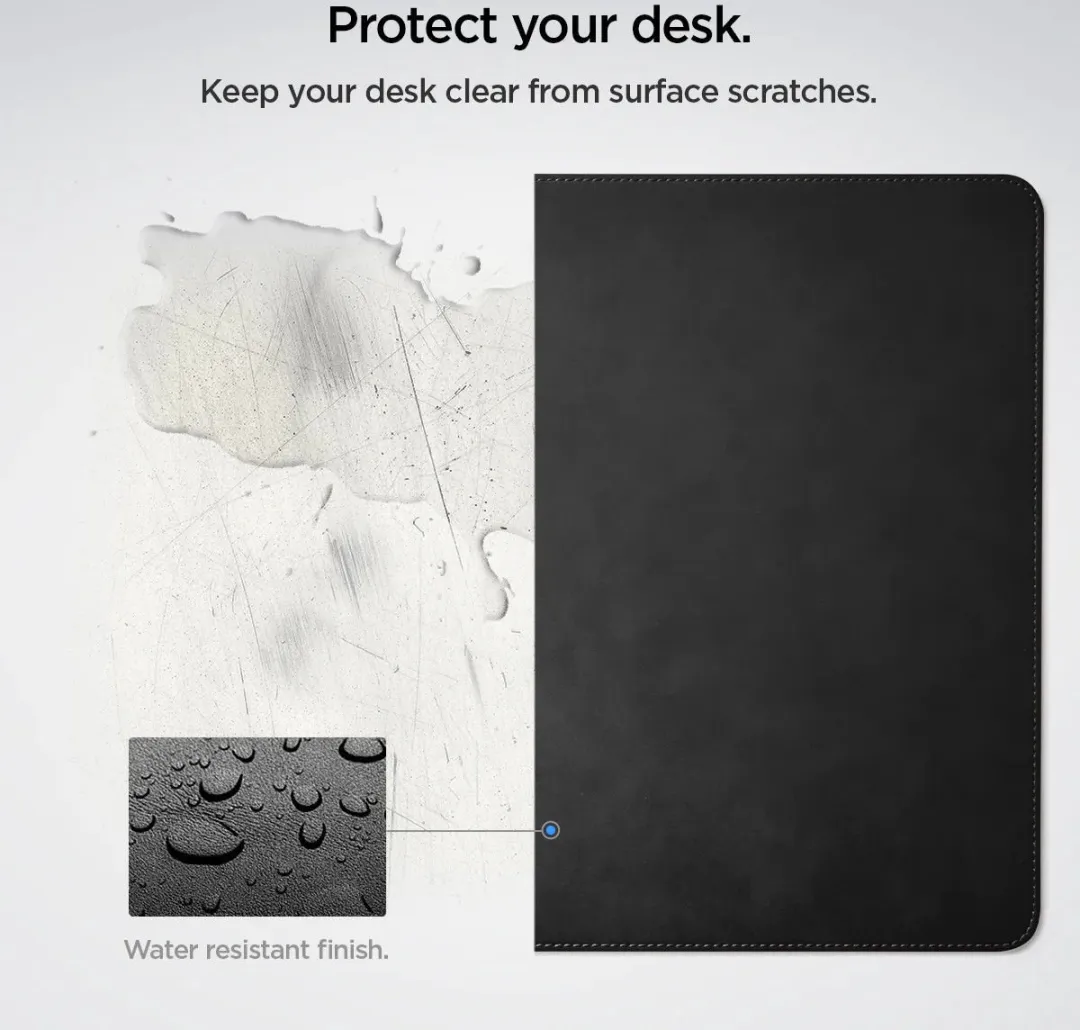 Spigen LD302 Desk Pad Muismat XXL - Zwart