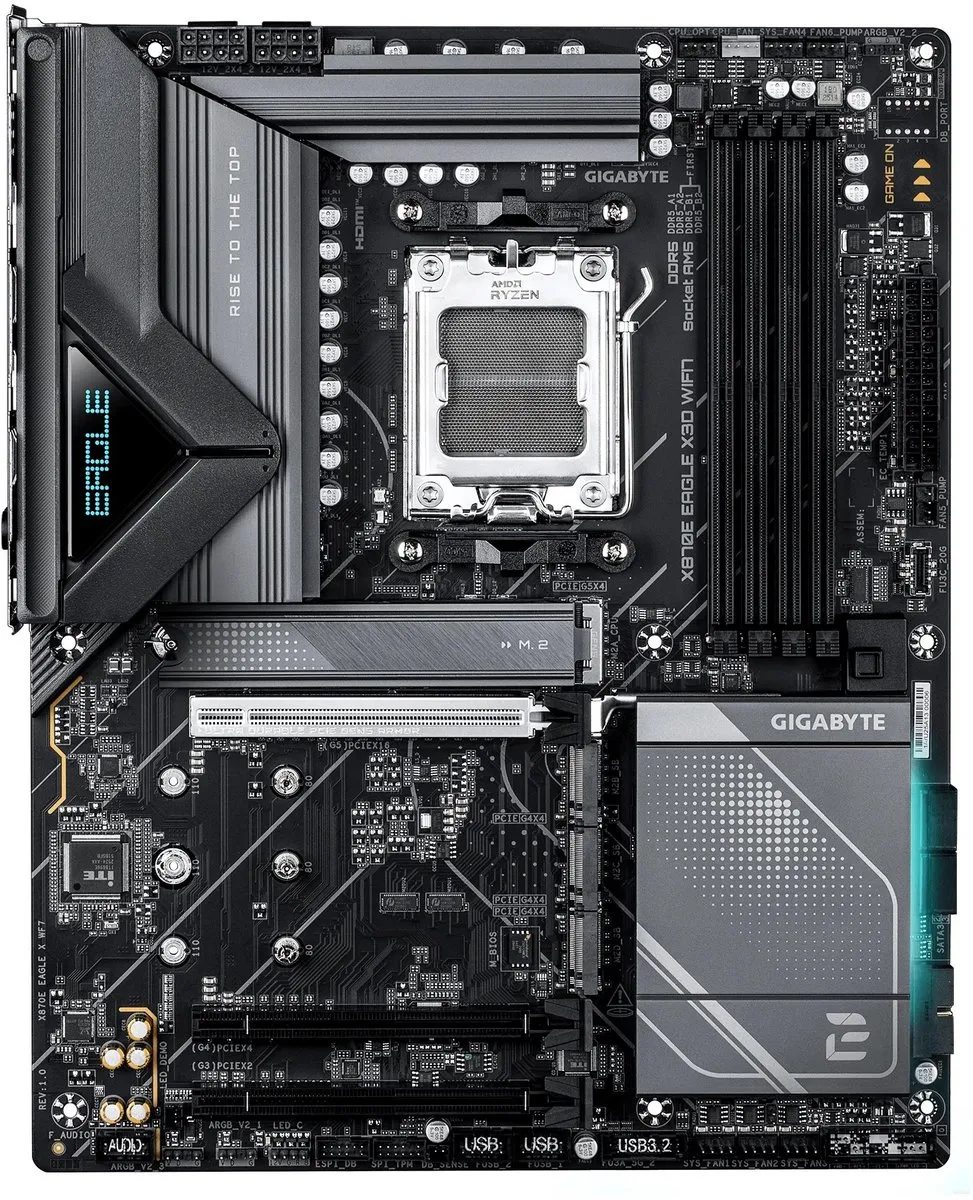 Gigabyte X870E EAGLE X3D WIFI7 AM5 Moederbord - ATX