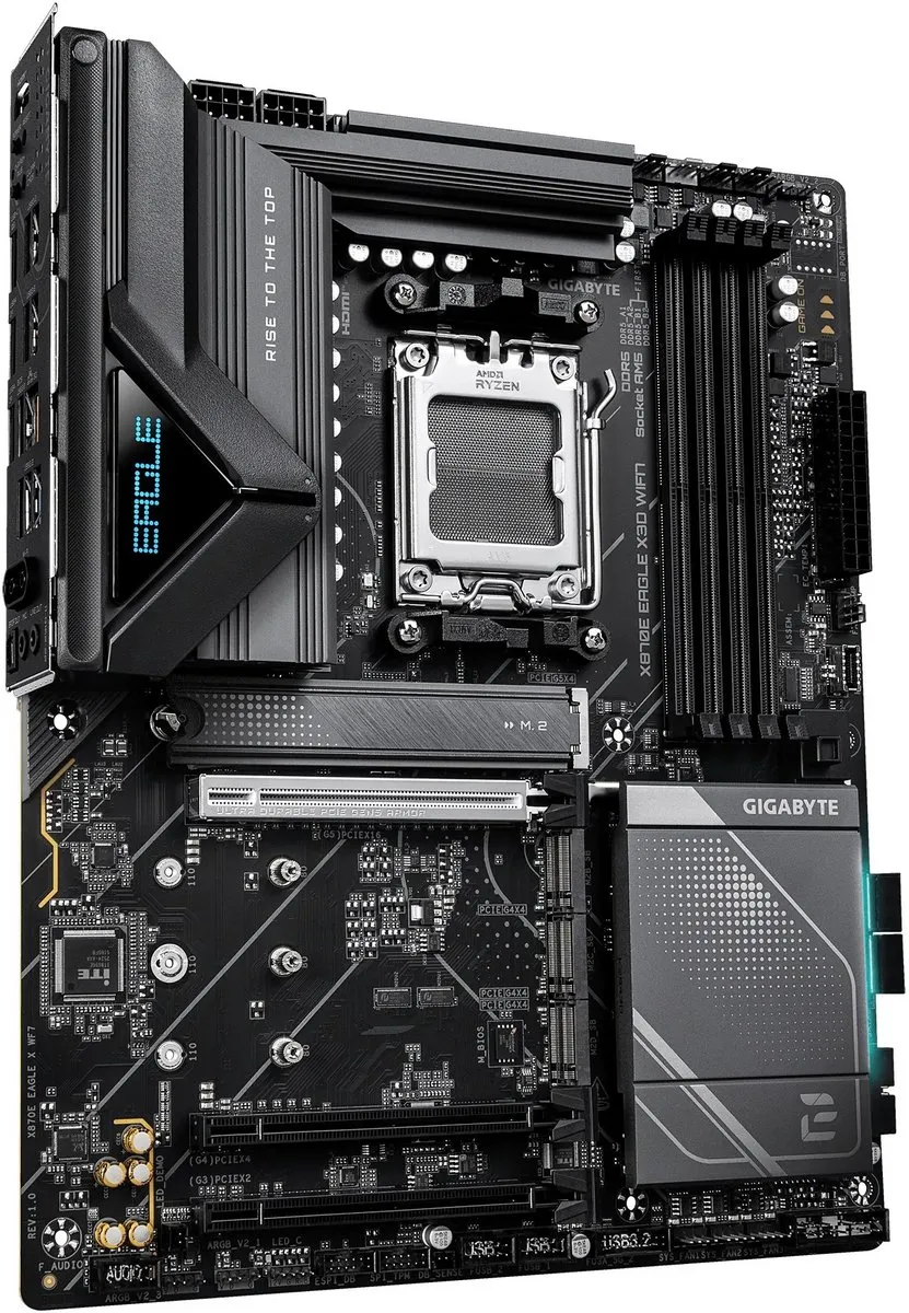 Gigabyte X870E EAGLE X3D WIFI7 AM5 Moederbord - ATX