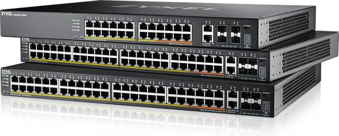Zyxel XGS2220-30 Managed Switch - 24x Gigabit + 4x SFP - 168 Gbps