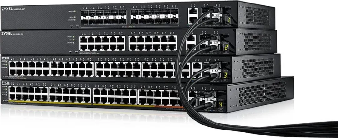 Zyxel XGS2220-30 Managed Switch - 24x Gigabit + 4x SFP - 168 Gbps