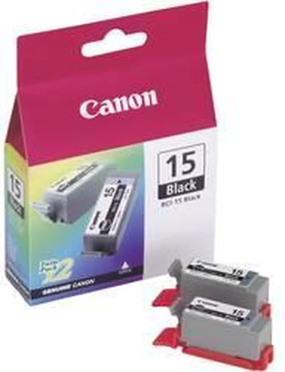 Canon BCI-15bk Cartridge - 2 Stuks - 242 Pagina's - afbeelding 6 van 6