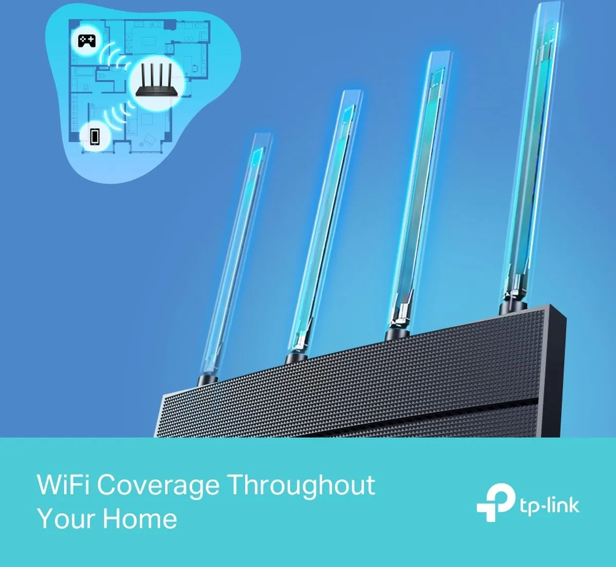 TP-Link Archer AX12 Router Wi-Fi 6 Dual Band 1500 Mbps