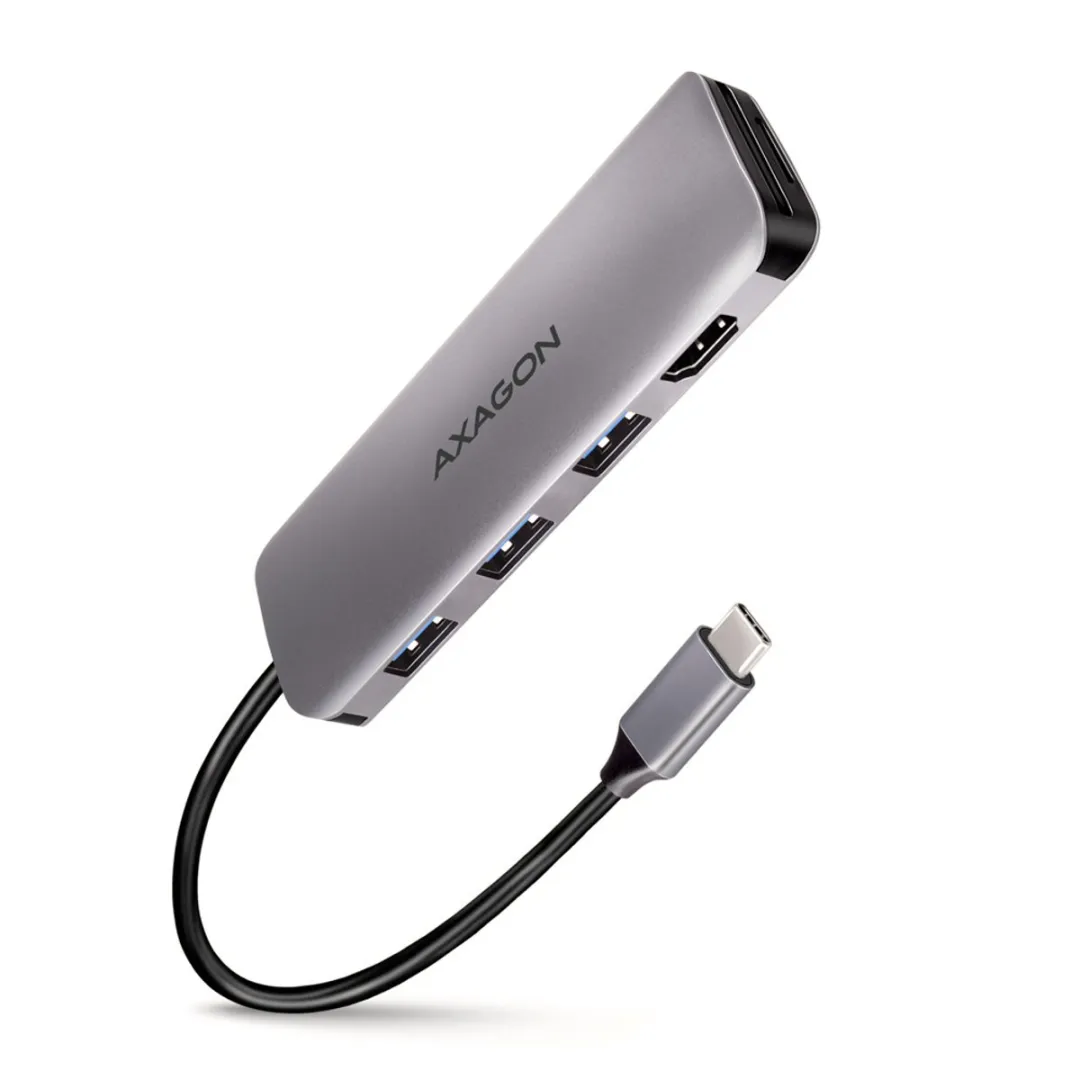 Axagon HMC-HCR3A USB-C Hub