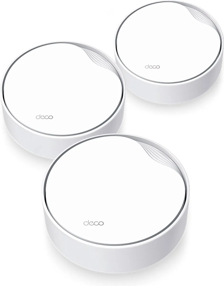 TP-Link Deco X50-PoE Mesh WiFi 3-pack - 3000 Mbps
