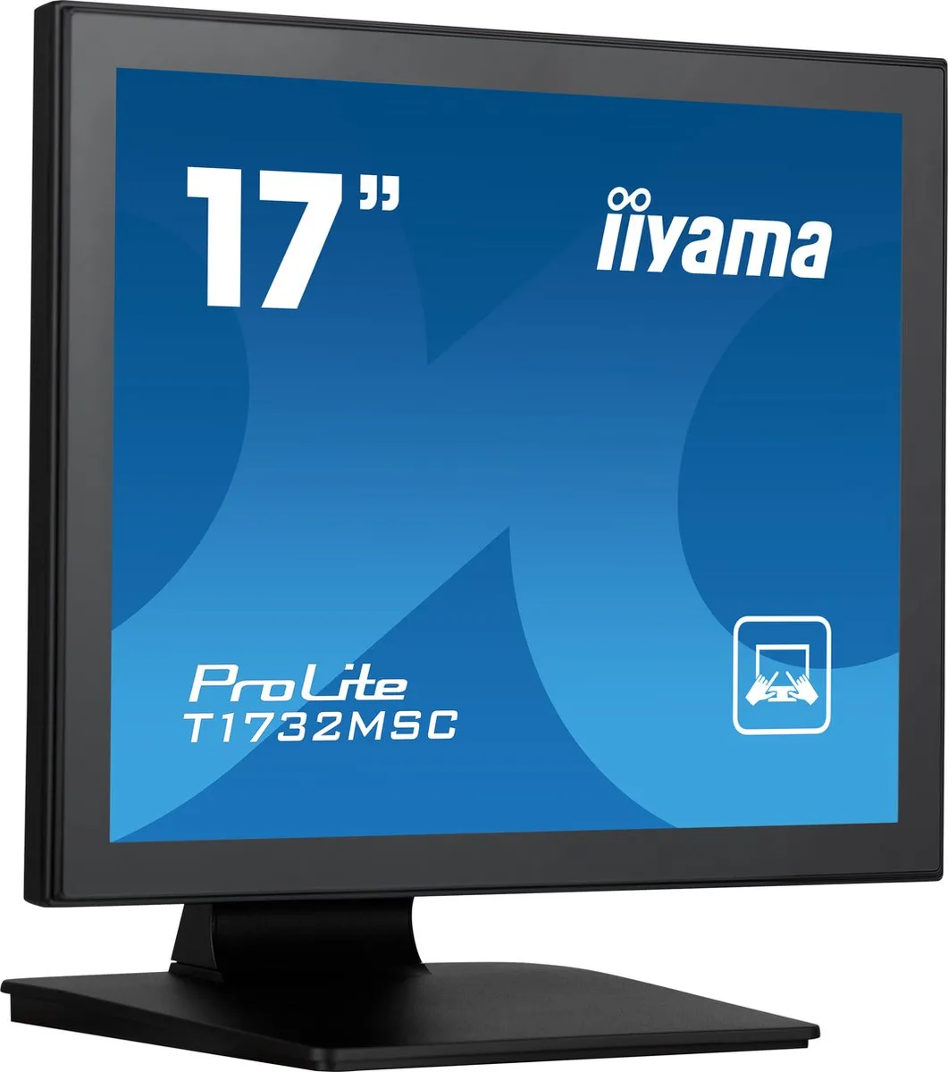 iiyama T1732MSC-B1S Touchscreen Monitor 17" - 1280x1024 - Zwart