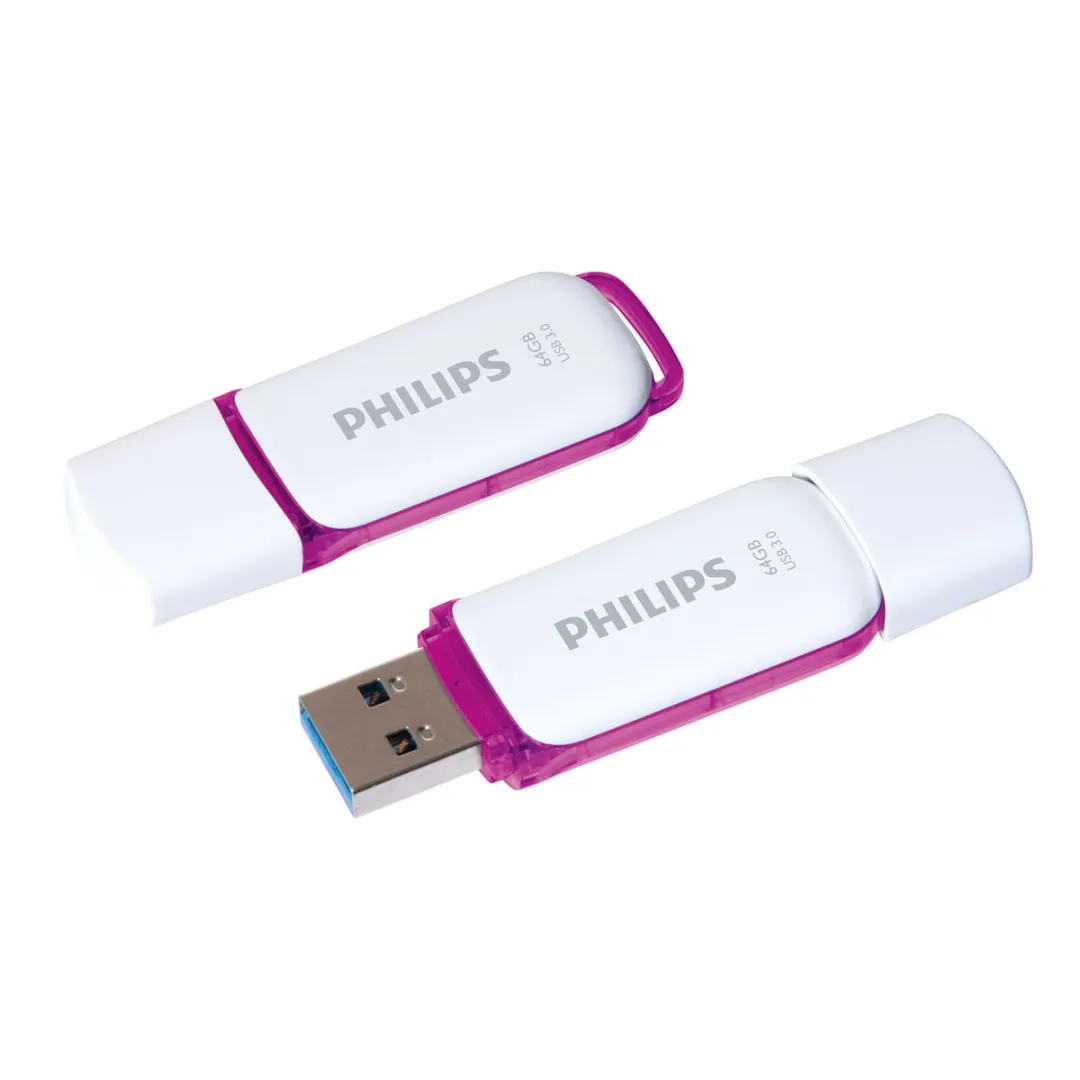 Philips FM64FD75 USB Stick 64GB - 3 Stuks - Magic Purple - afbeelding 2 van 3