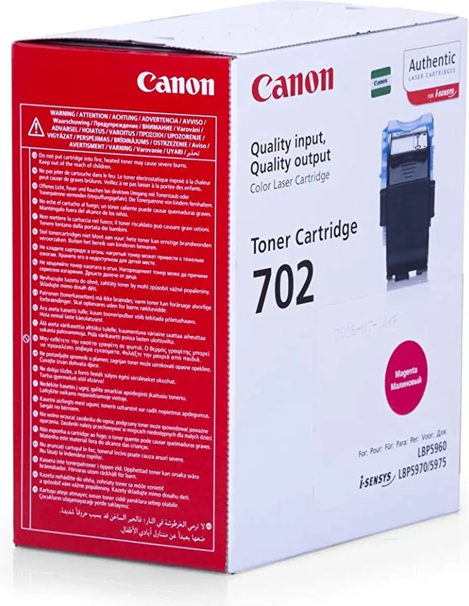 Canon 702 Tonercartridge Magenta 6000 - 50038642