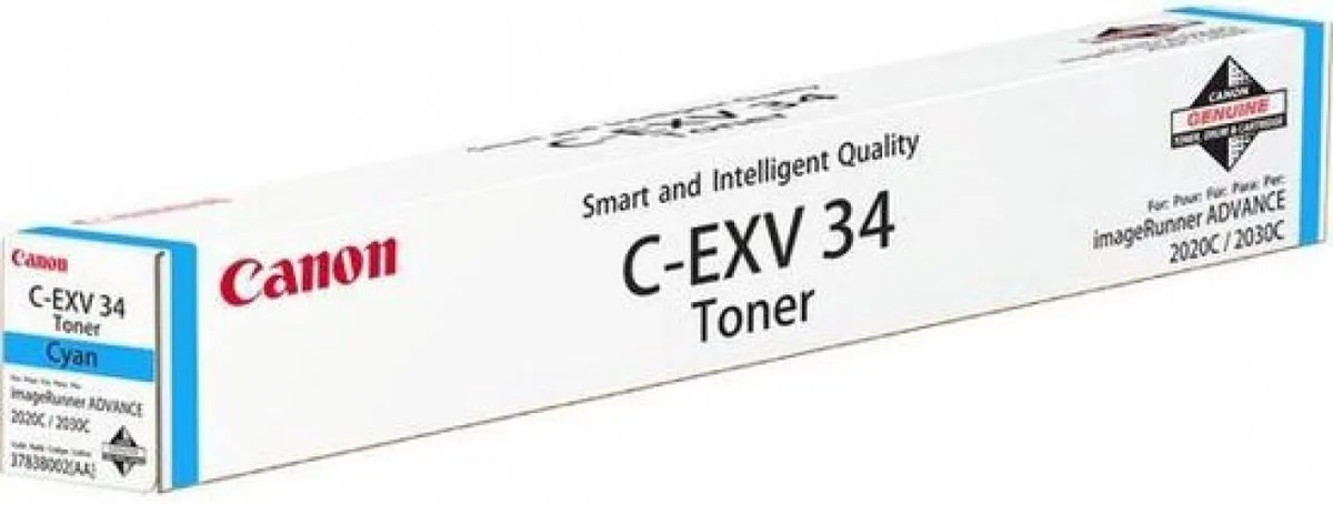 Canon C-EXV34 Tonercartridge - Cyaan 23.000 pagina's