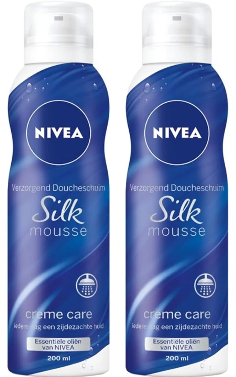 NIVEA Silk Mousse Doucheschuim 400ml