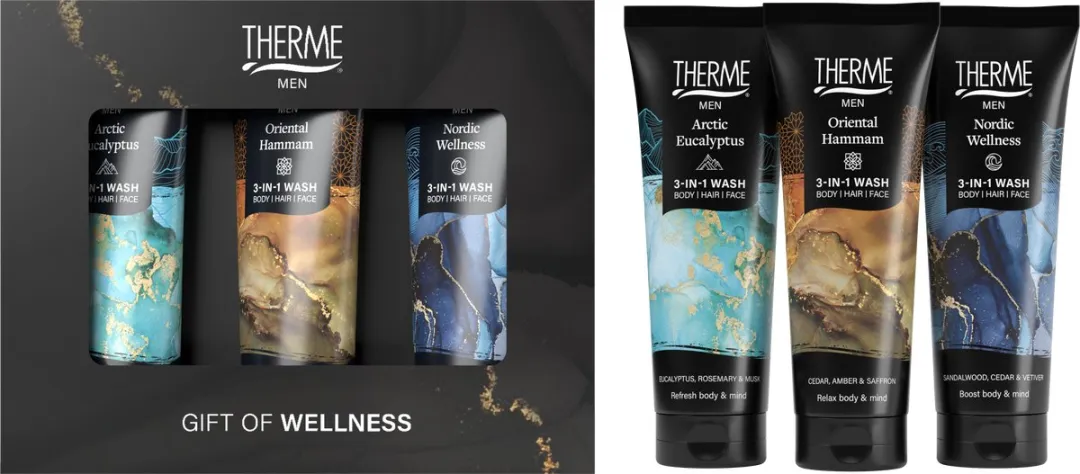 Therme Men 3-in-1 Wash Gift Set 225ml
