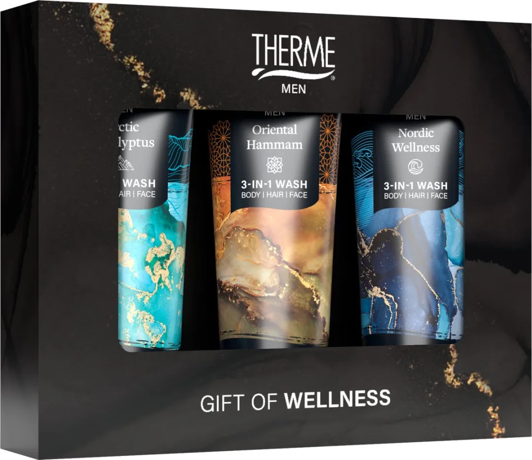 Therme Men 3-in-1 Wash Gift Set 225ml