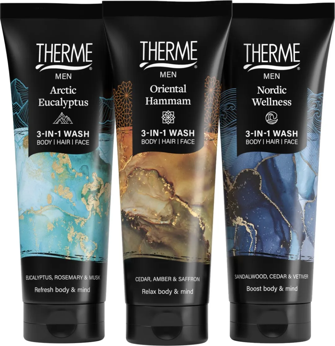 Therme Men 3-in-1 Wash Gift Set 225ml