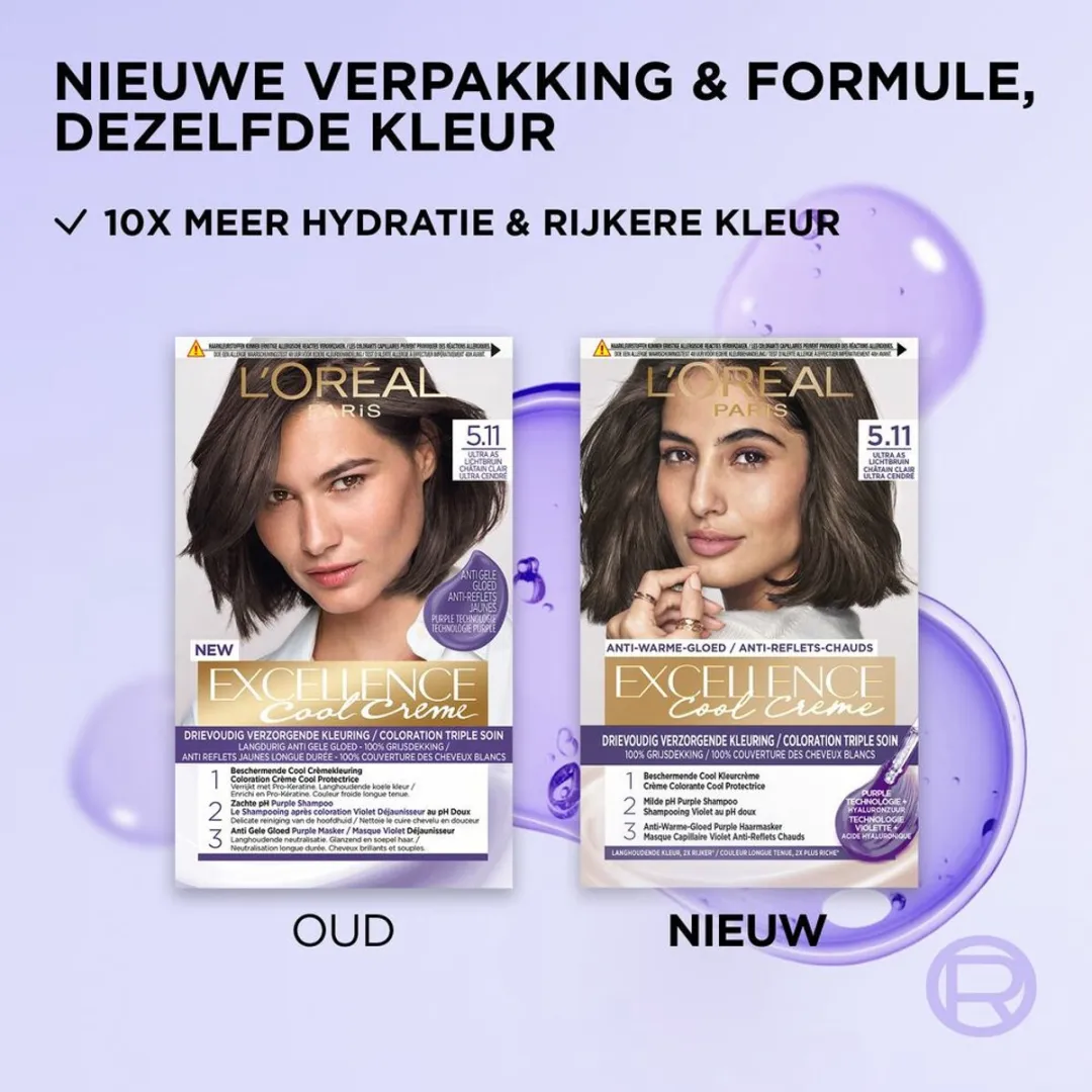L'Oréal Paris Excellence 5.11 Permanent Bruin - 2x