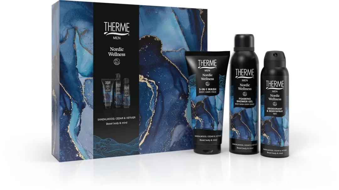 Therme Men Nordic Wellness Treatment Set 550ml - 3 Stuks